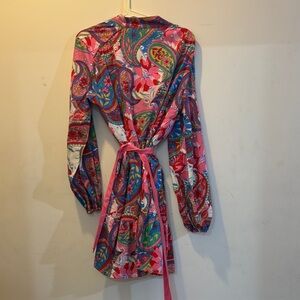 Colorful Paisley Print Women's Dress